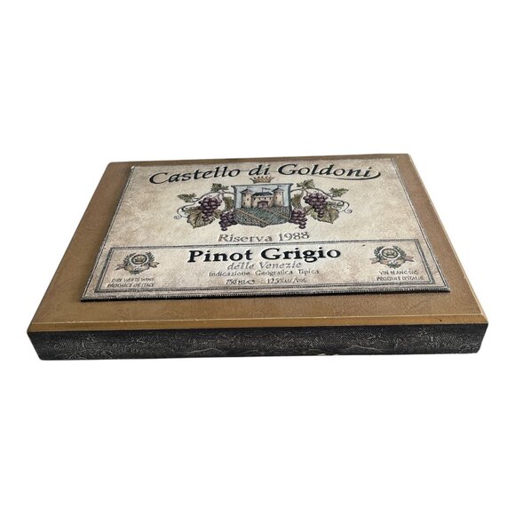 Castello di Goldoni Pinot Grigio Wine Label Wall Art – Daphne B. / Pela-Concept - Picture 2 of 6